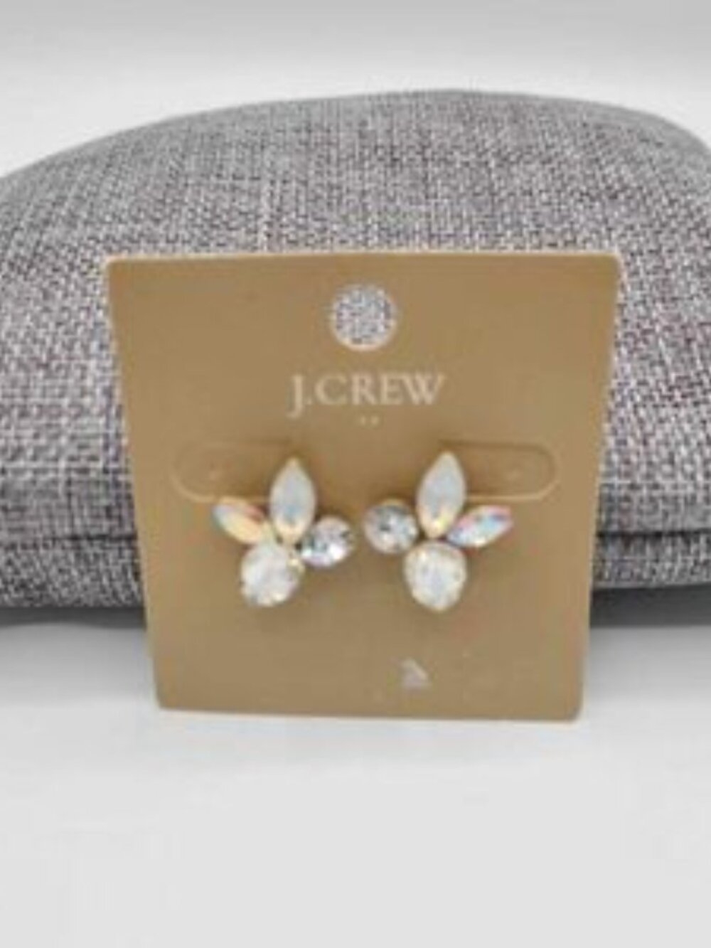 J Crew FactoryβAsymmetrical Crystal cluster Earrings NWT